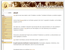 Tablet Screenshot of koelnvention.de